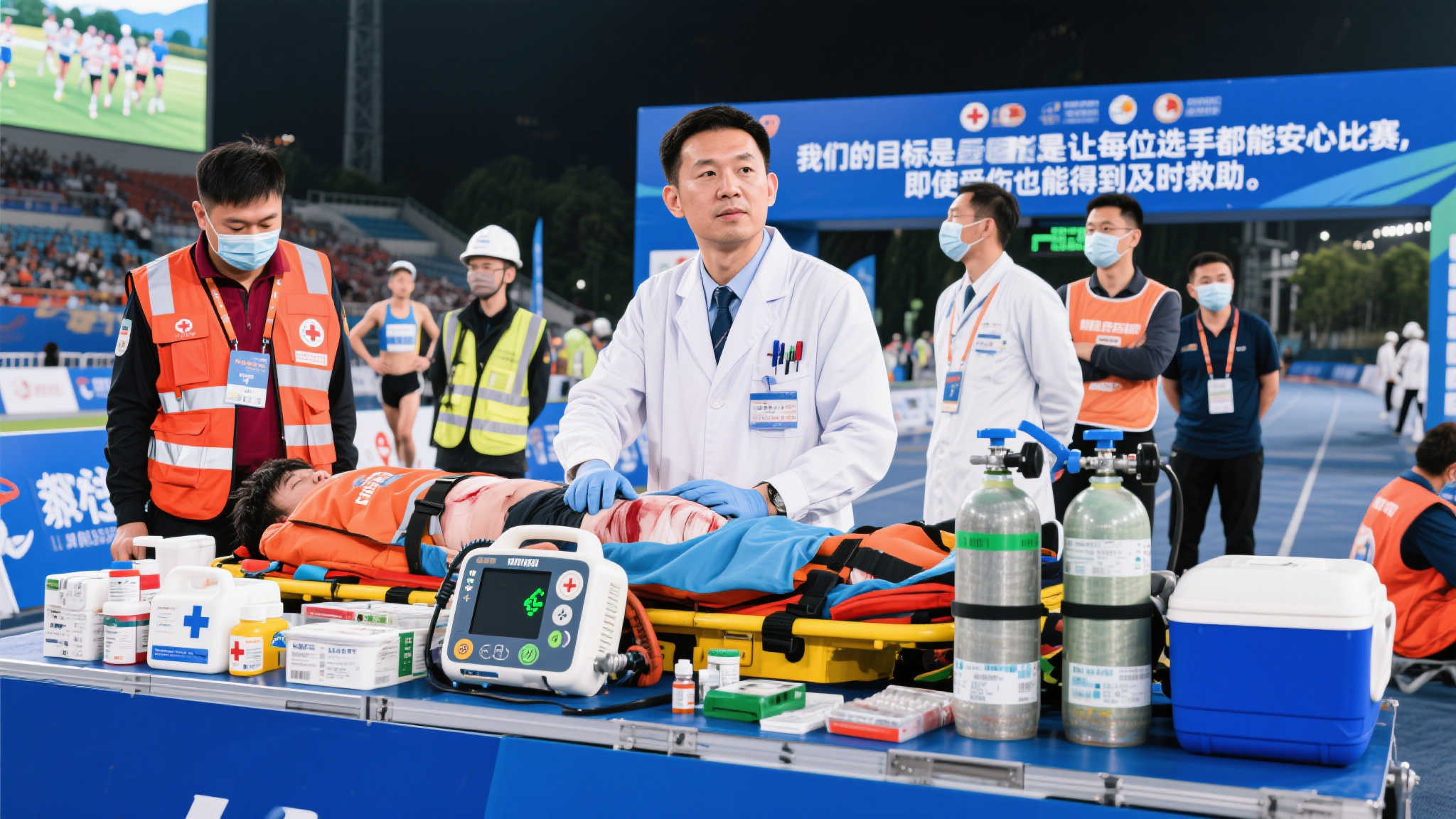 西安全运会跆拳道资格赛开启专业医疗保障服务 西安全运会跆拳道资格赛开启专业医疗保障服务